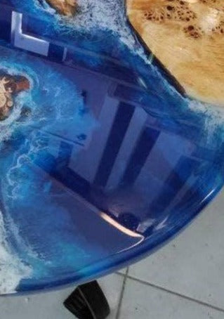 Ocean Pattern Resin Table