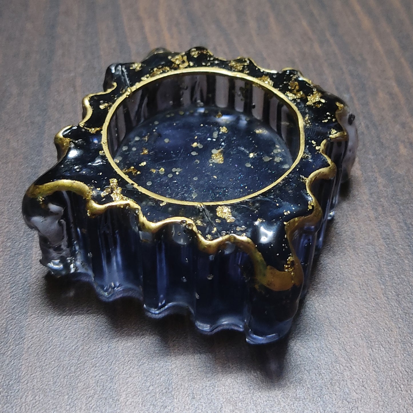 Black Square Candle Holder