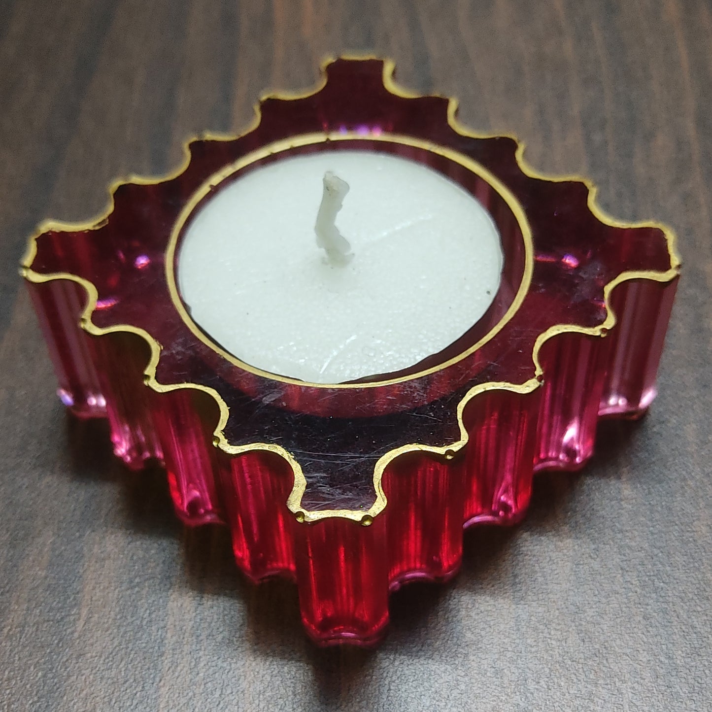 Pink Candle Holder