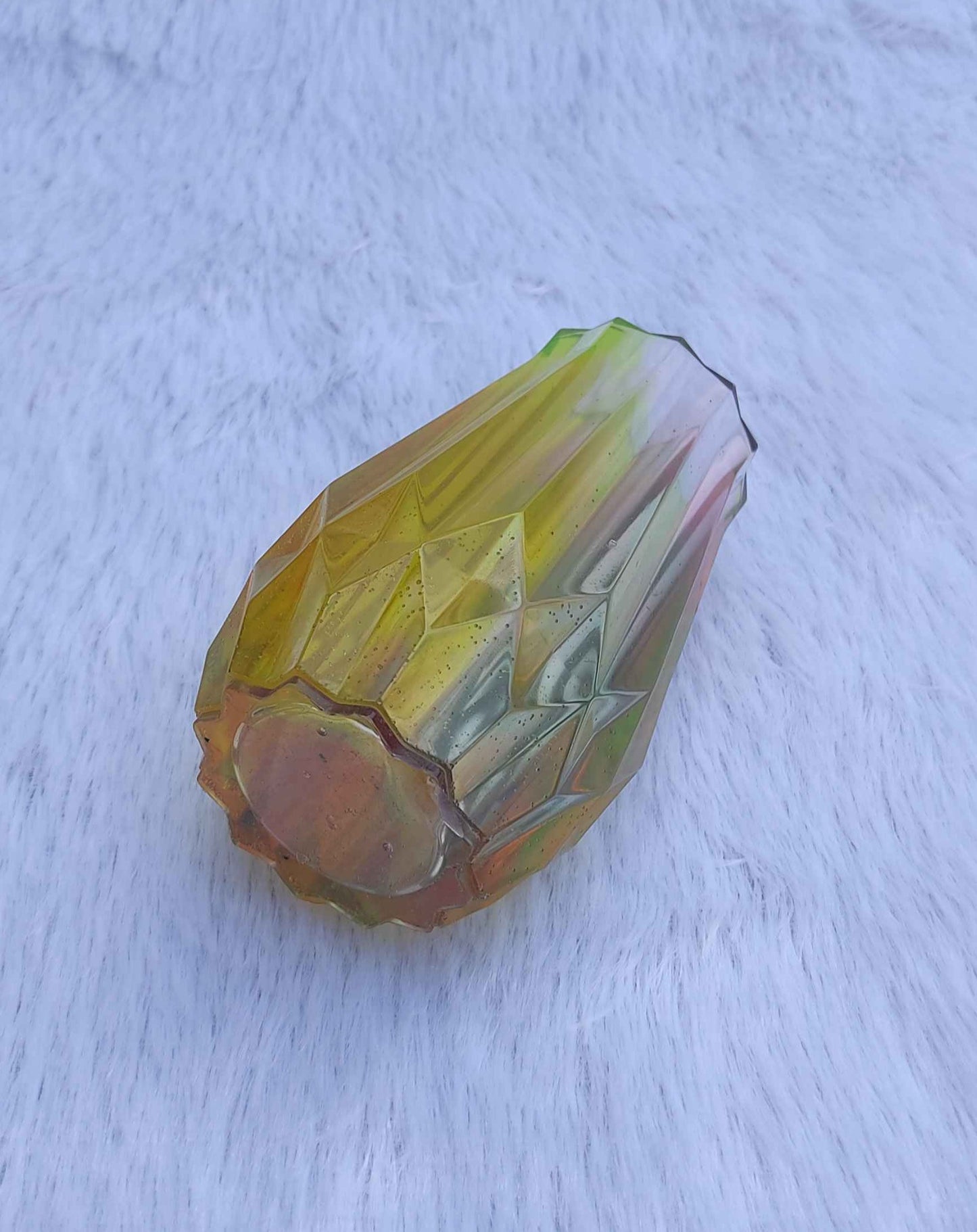 Light Green Half Zig-Zag Vase