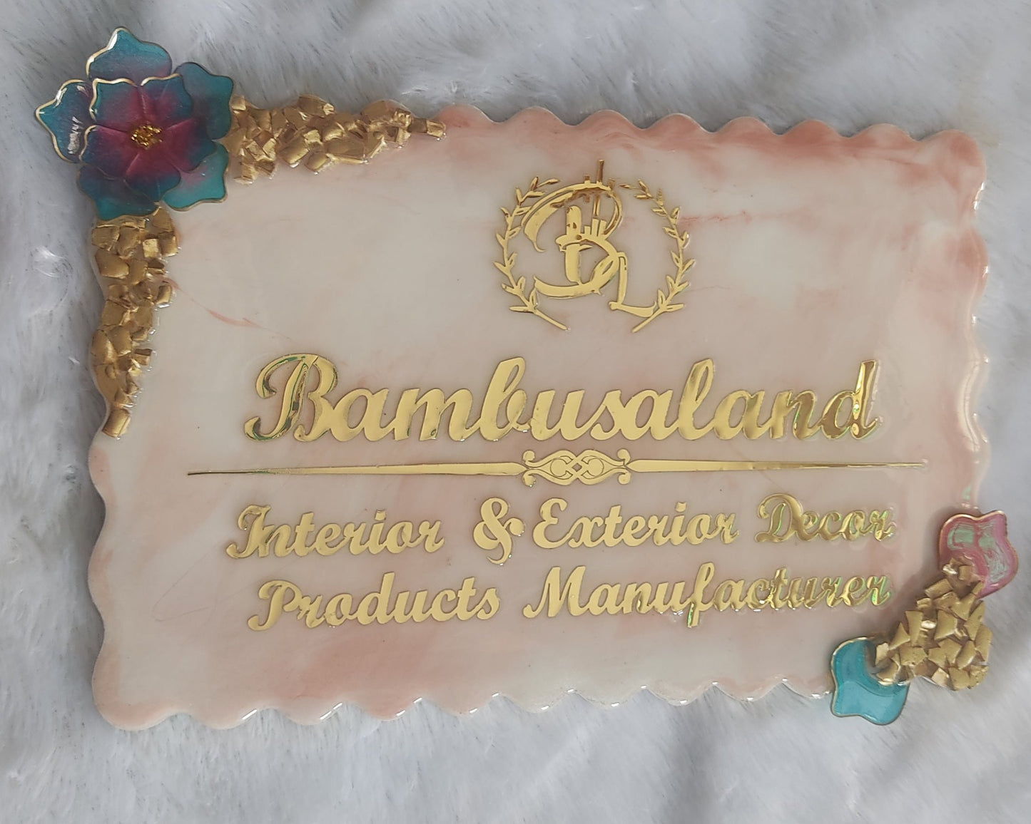 Marble Theme Nameplate