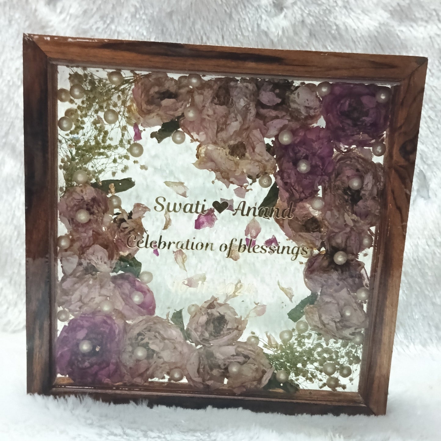 Wedding Jaimala Preservation Frame