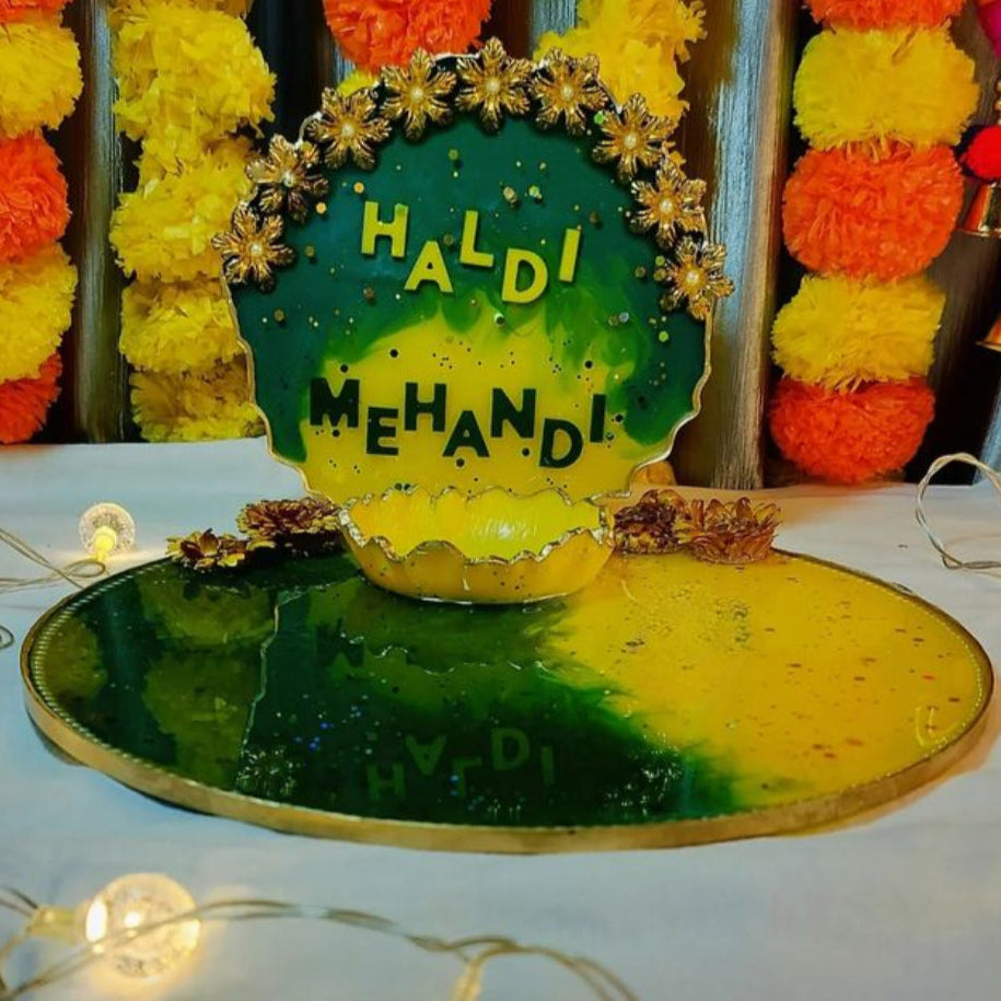 mehndi platter