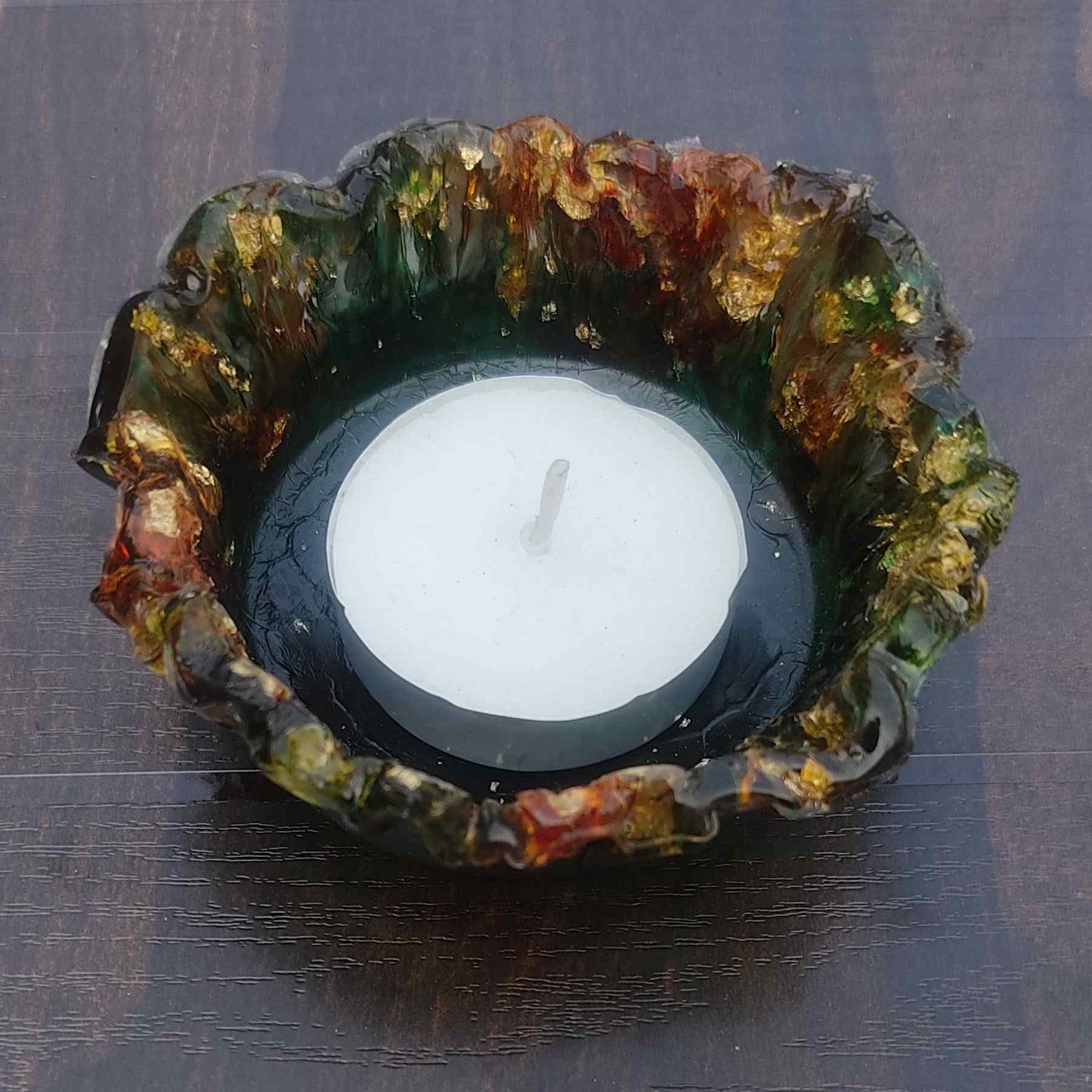 Multi-colour Bowl Candle Holder
