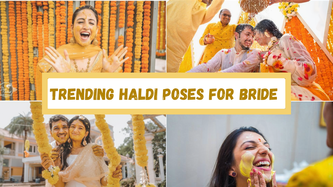 Trending Haldi Poses For Bride