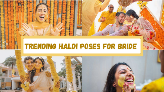 Trending Haldi Poses For Bride