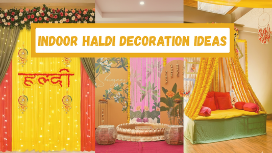 Indoor Haldi Decoration Ideas