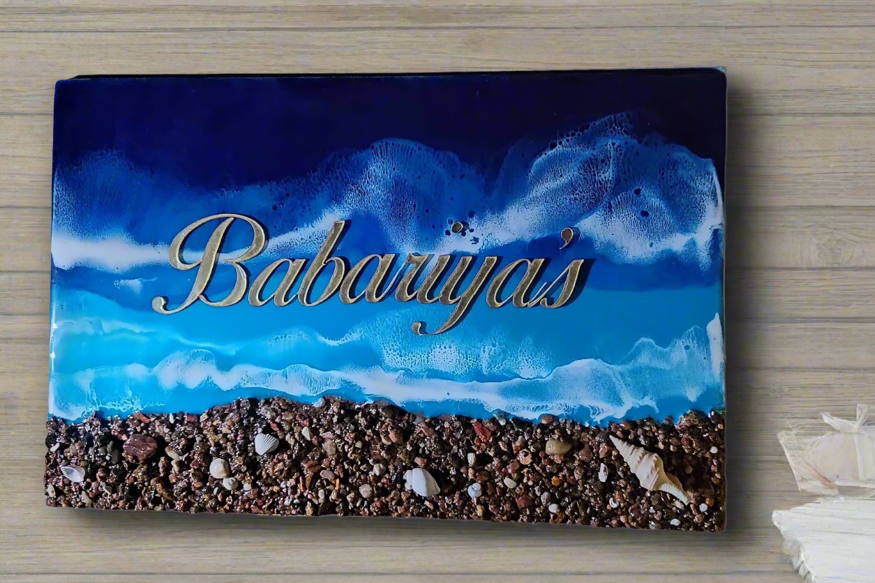 Resin nameplate