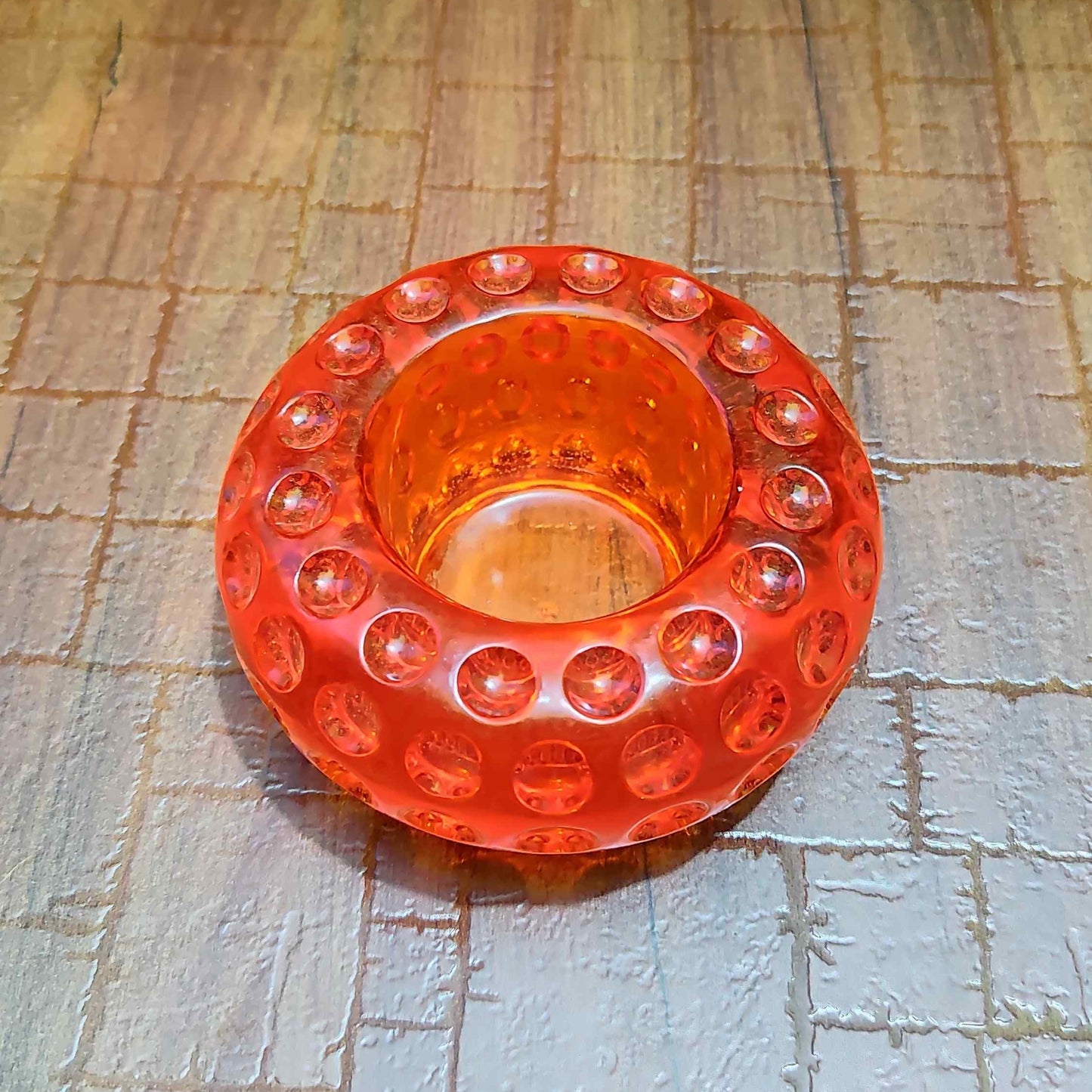 Orange Bangle Candle Holder