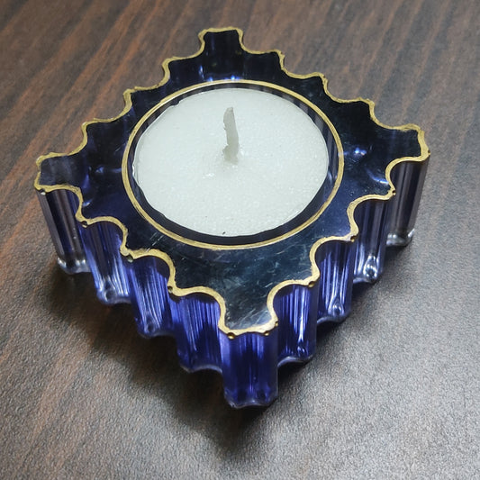 Purper Square Candle Holder