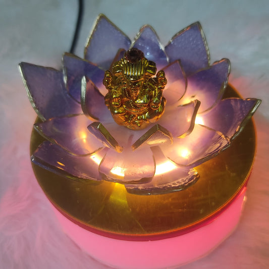 Spiritual Purple Lotus Stand