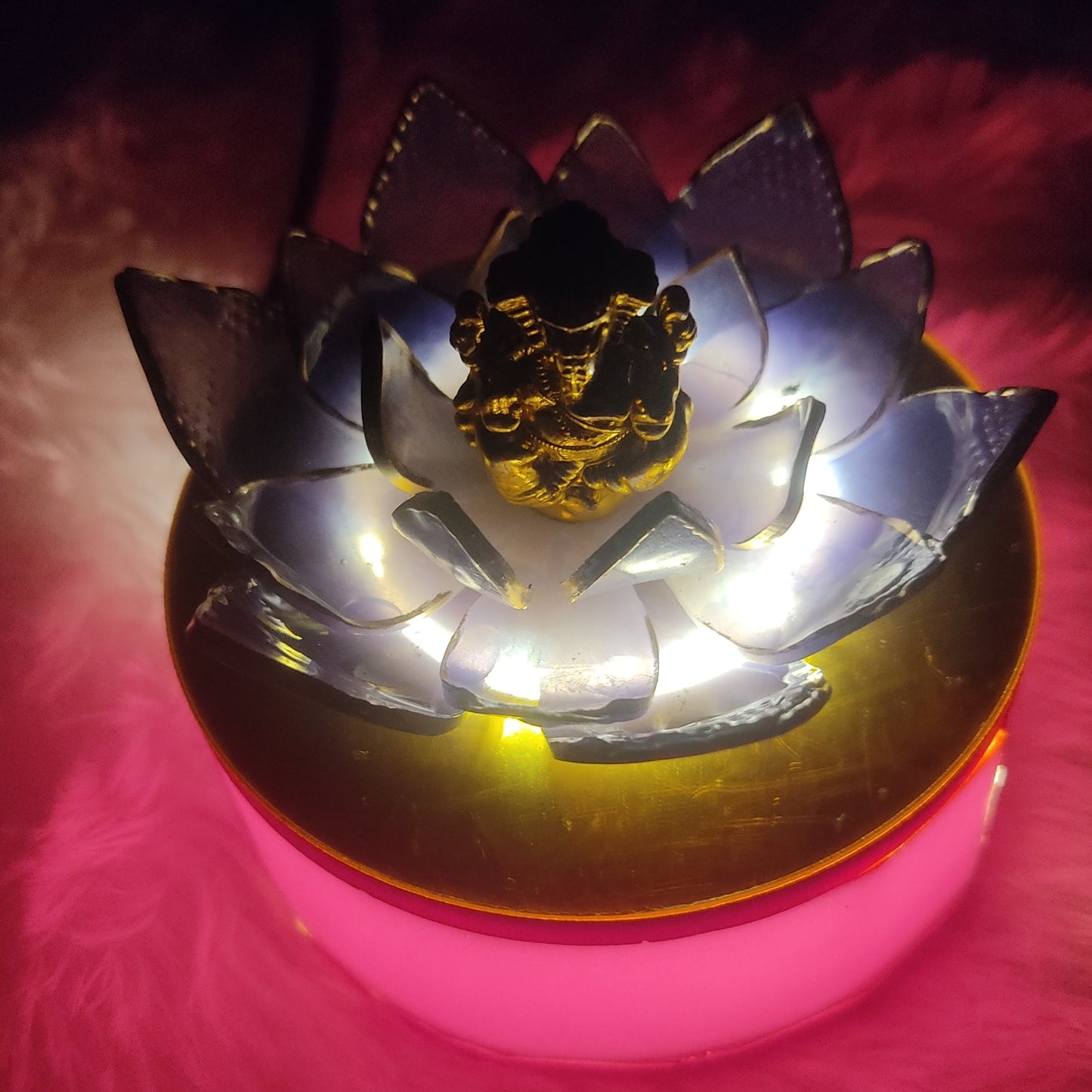 Spiritual Purple Lotus Stand