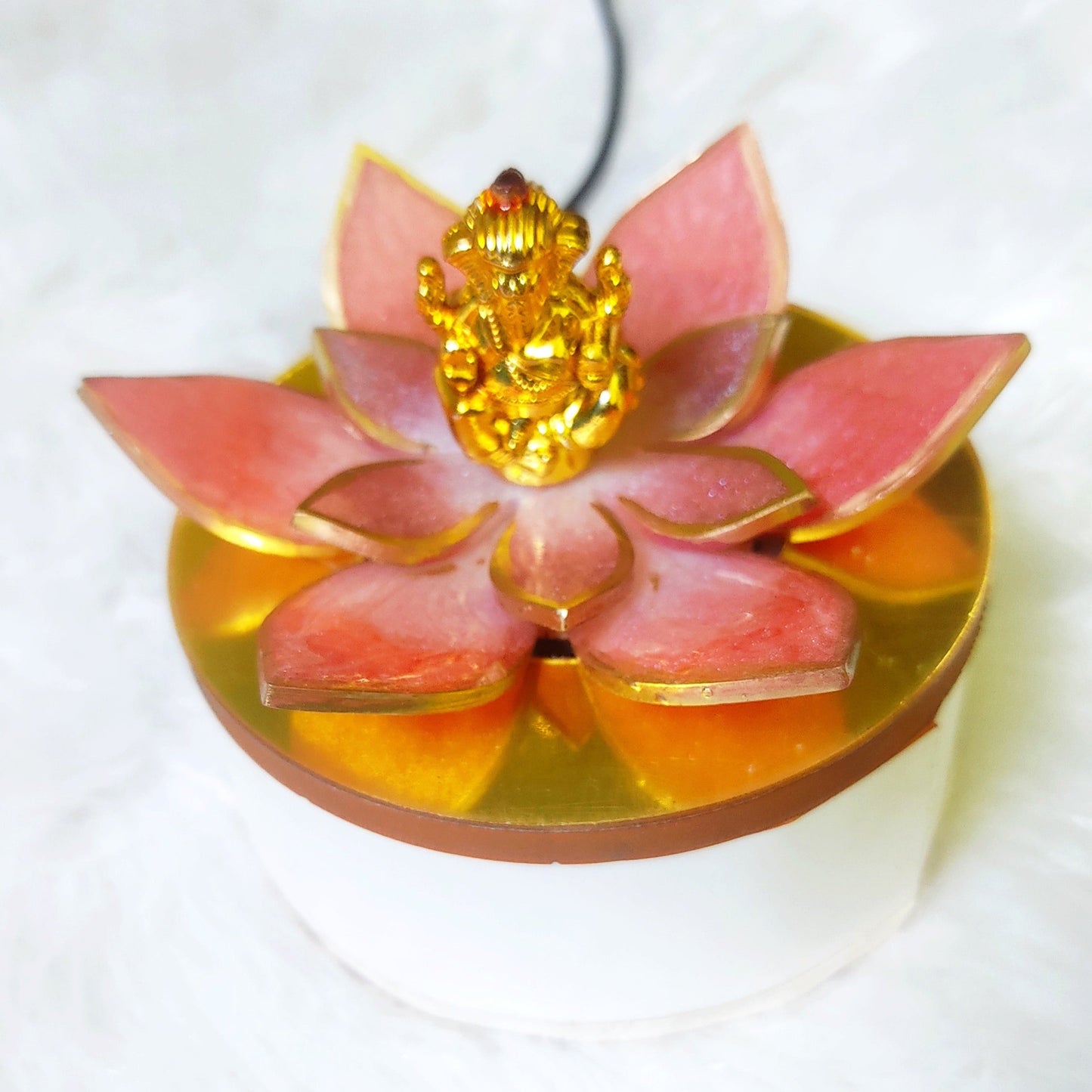 Spiritual Peach Lotus Stand