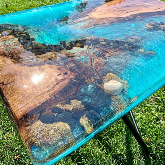Ultra Clear Deep Pour Resin Table