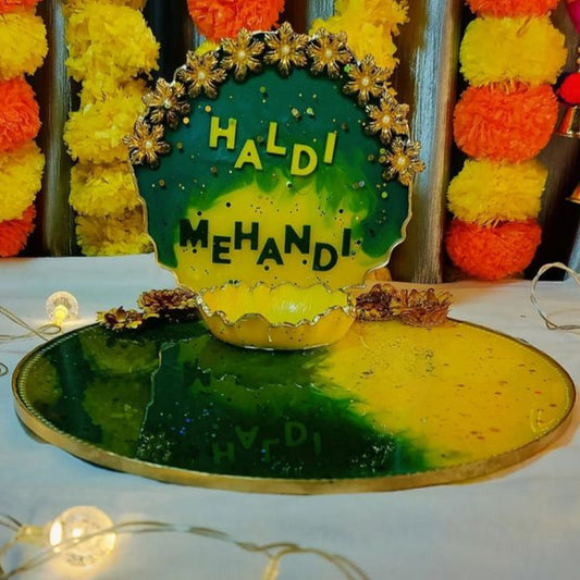 mehndi platter