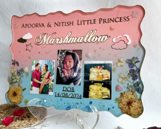Baby Keepsake Frame