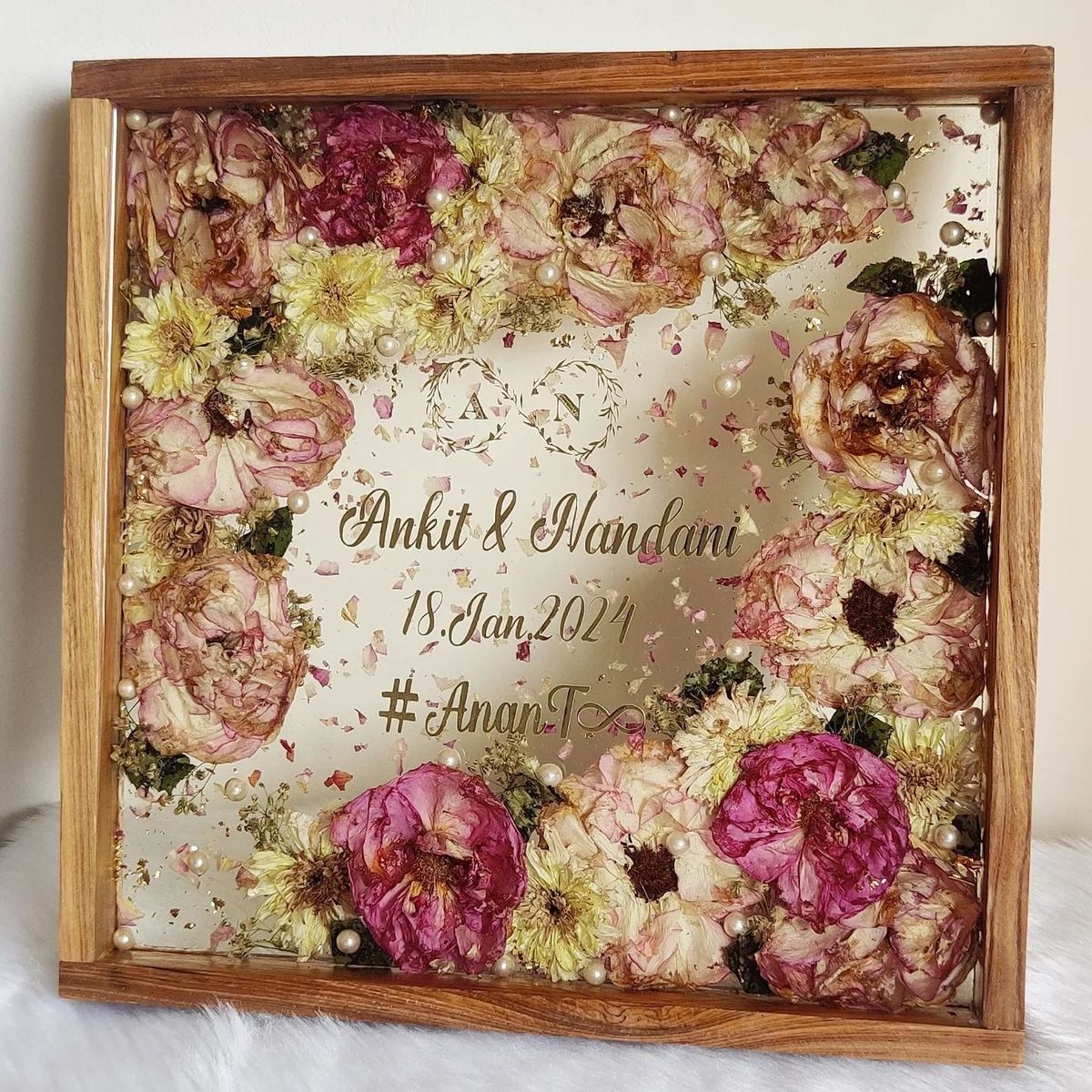 Wedding Jaimala Preservation Frame