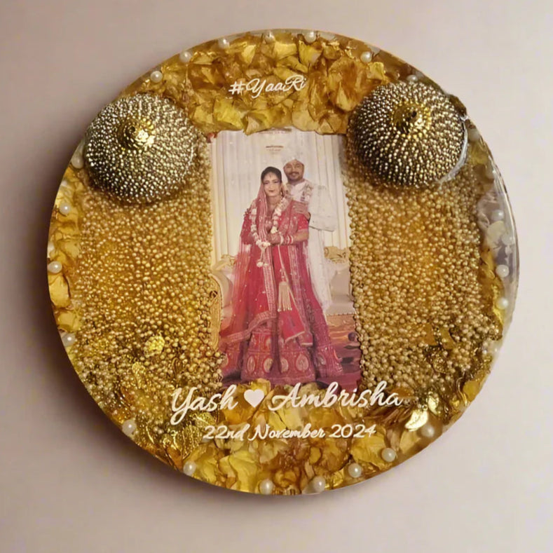 3D Wedding Garland & Kalira Preservation Frame