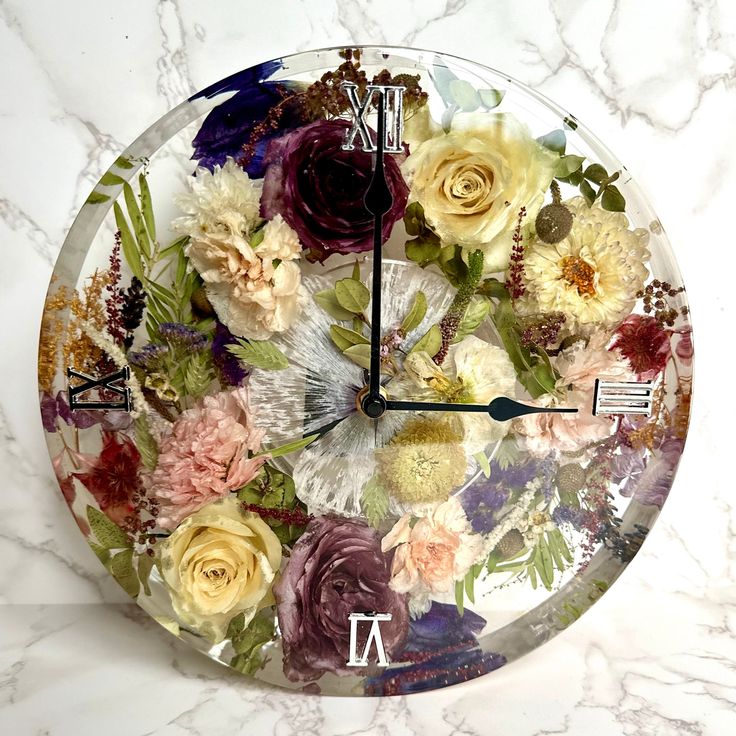 Wedding Bouquet Clock