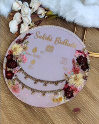 Baby keepsake frame