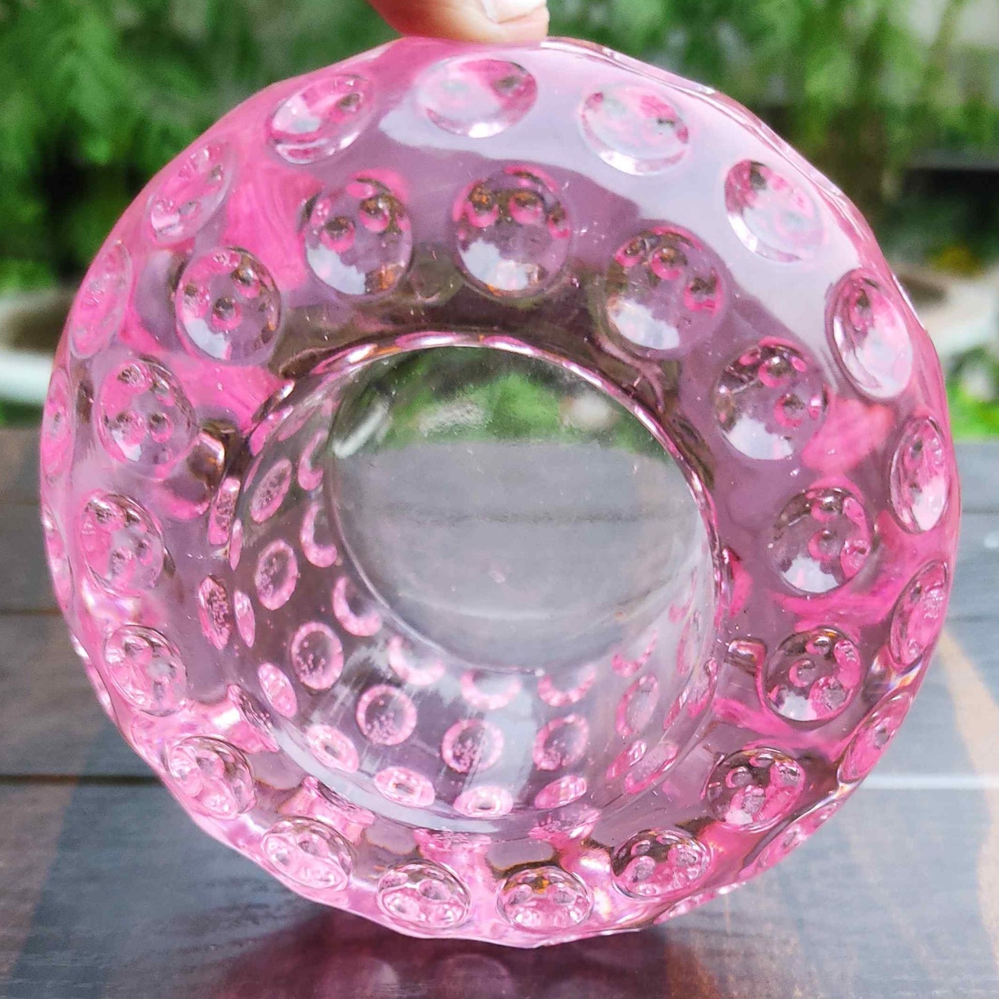 Pink Bangle Candle Holder