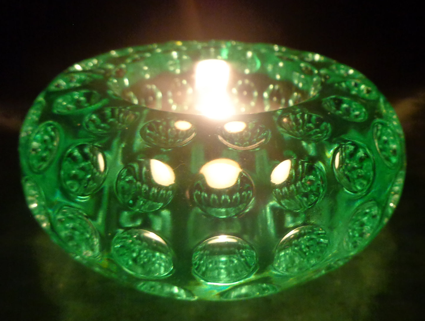 Green Bangle Candle Holder