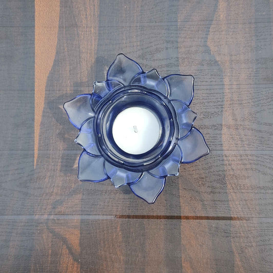 Purple Lotus Candle Holder