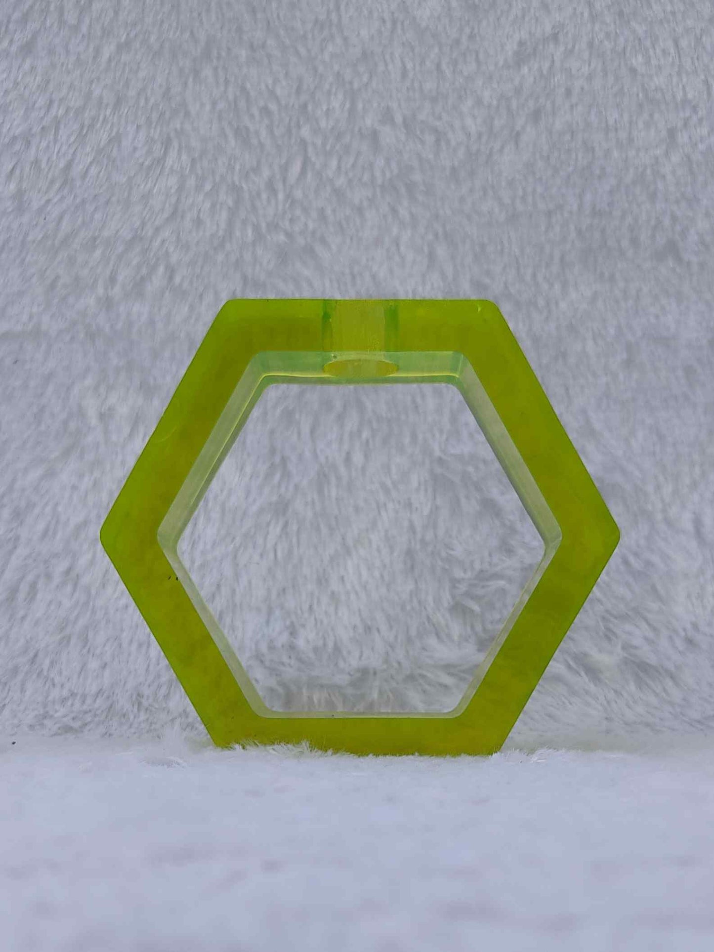 Yellow Hexagon Planter